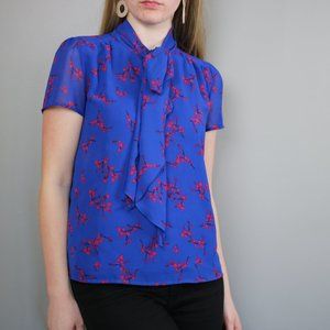 Japanese Blossom Work Blouse